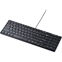 Amazon.co.jp: サンワサプライ 英語配列USBスリムキーボード(ブラック